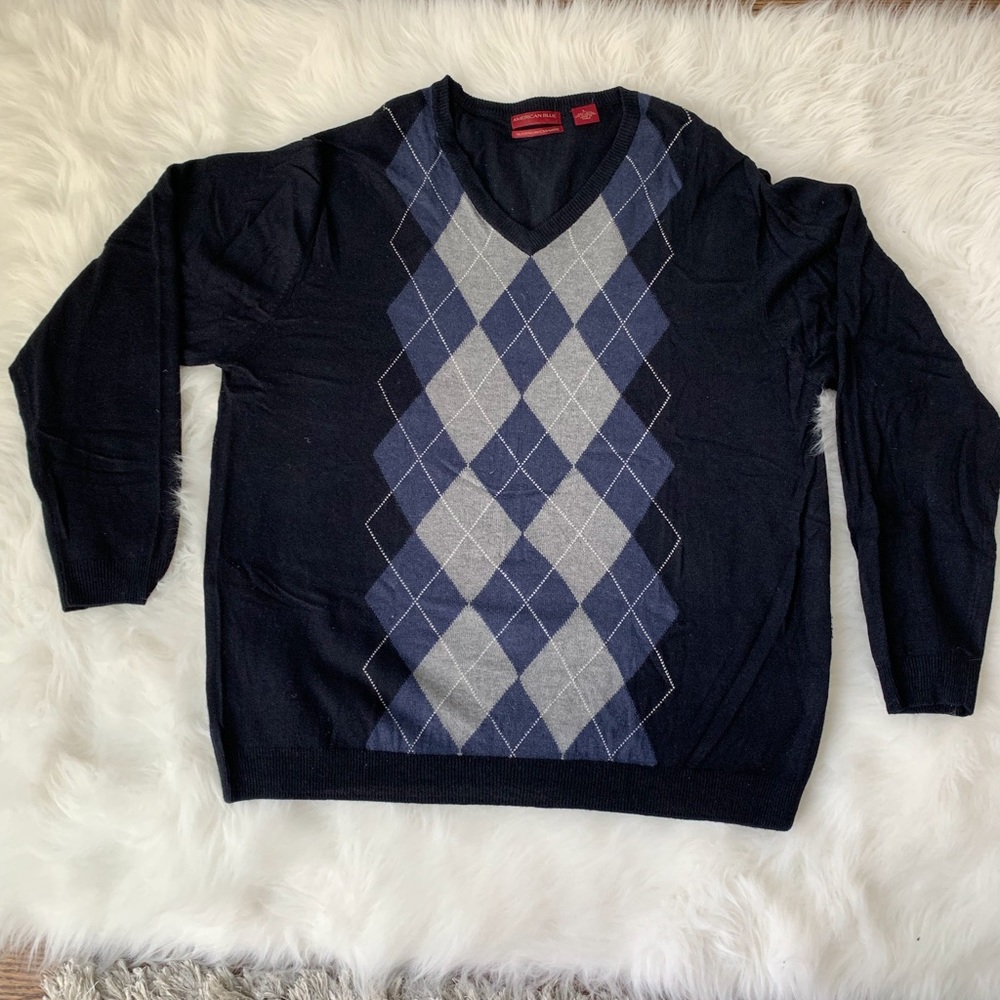 America blue sweater